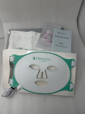 OMNILUX CONTOUR MEDICAL GRADE ANTI-ACNE LED LIGHT THERAPY MASK [FULL KIT / READ]