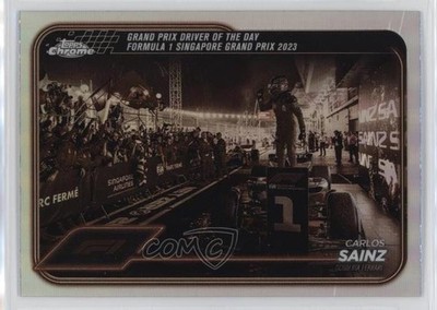 2024 Topps Chrome Formula 1 Sepia Refractor Carlos Sainz Jr #173 13c1