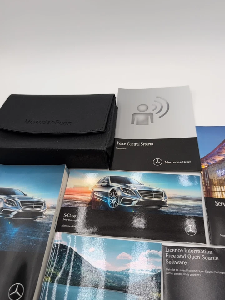 Mercedes-Benz Clase S 2017 manual del propietario S600 S550 S550e S400 S65 S63 AMG fabricante original Foto 2 de 4