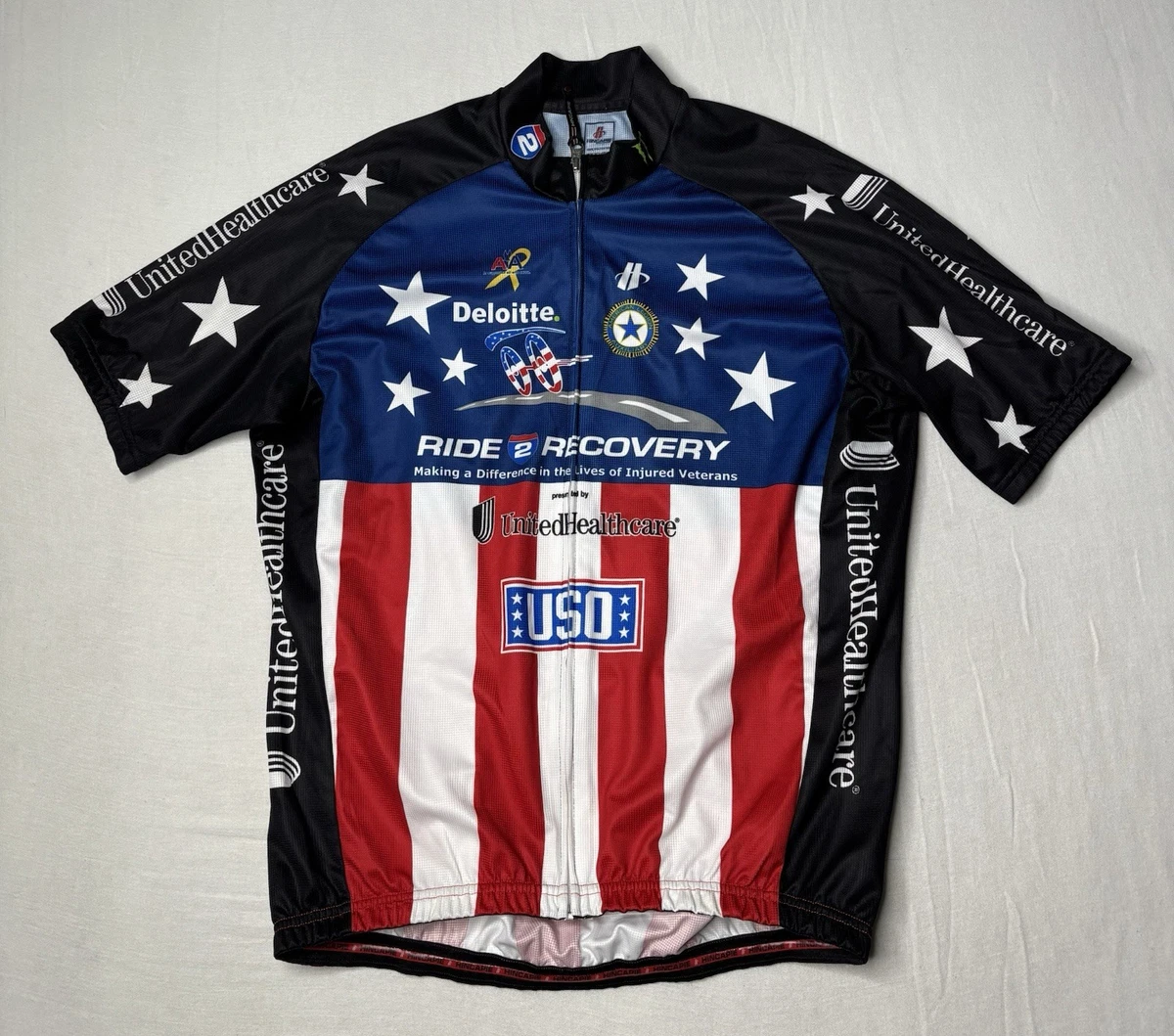 Maillot Hincapie Amgen Tour Of California – Homme Taille L – Jaune, Zippé – Excellent état