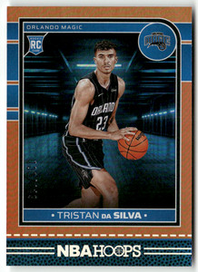 2024-25 Panini Hoops NBA No. 248 Tristan da Silva Rookie Orange 101/149