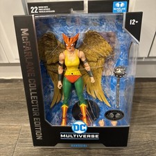 DC McFarlane Collector Edition HAWKGIRL JLA  36  Platinum Chase IN HAND
