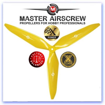 Master Airscrew 13 x 12 3-Blatt (CCW) Propeller Power X-Klasse Giant Racing Dr...