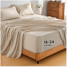 French Pure Linen Sheets Set, King Size