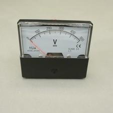 1PC DC 0-500V Analog Voltmeter Analogue Voltage Panel meter DH-670 60 70mm