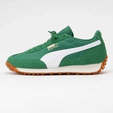PUMA EASY RIDER verdi sneakers camoscio VERA PELLE ORIGINALI