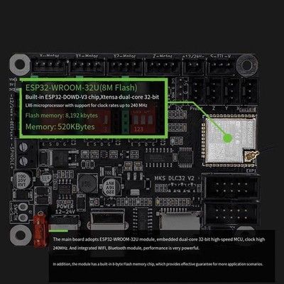Mobile App unterstützt für MKS DLC32 V2 1 für gravier Steuerplatine