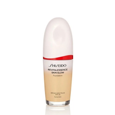 Shiseido RevitalEssence Skin Glow Foundation SPF 30 220 LINEN  1 OZ NEW