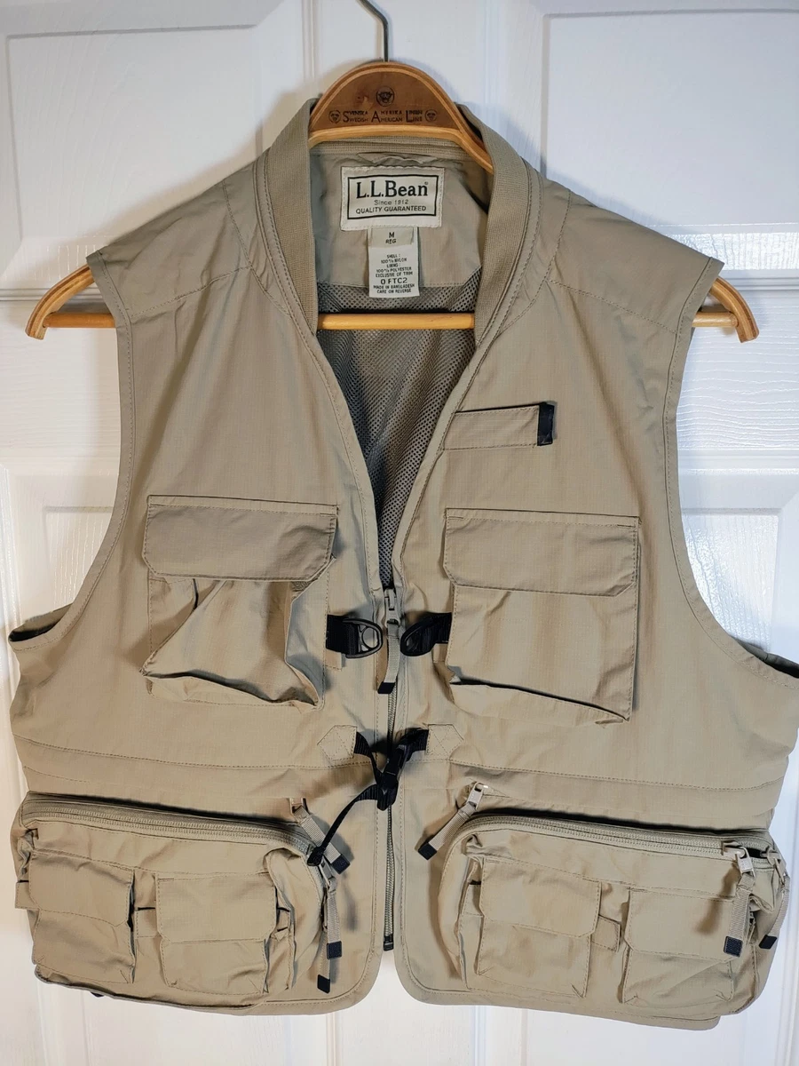 PÊCHE MULTI POCKET VEST HOMMES GILET CHASSE BUSHCRAFT BEIGE KAKI TAN S-4XL