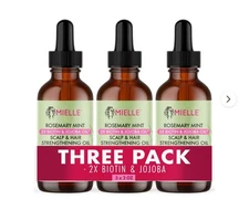 Mielle Rosemary Mint Scalp & Hair Strengthening Oil 3 pk./2 fl. oz