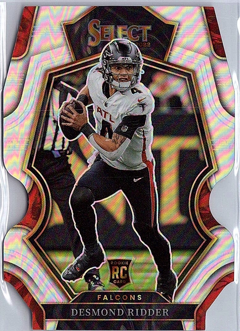2022 Panini Select #104 Desmond Ridder Silver Prizm Die Cut