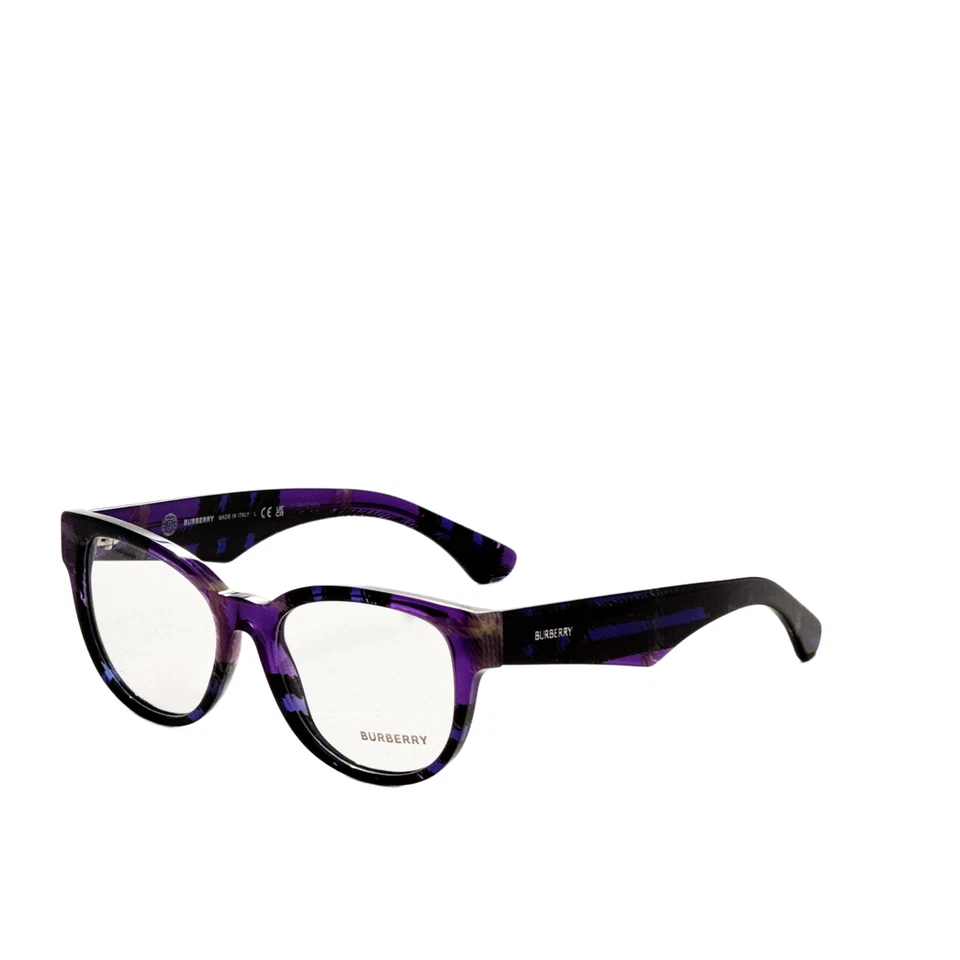 Ópticas violetas a cuadros Burberry 51 mm para mujer BE2410-4113-51