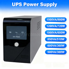 40dB Instant Backup Energy-Saving UPS Power Supply 500VA-1500VA 6H 90% Charge