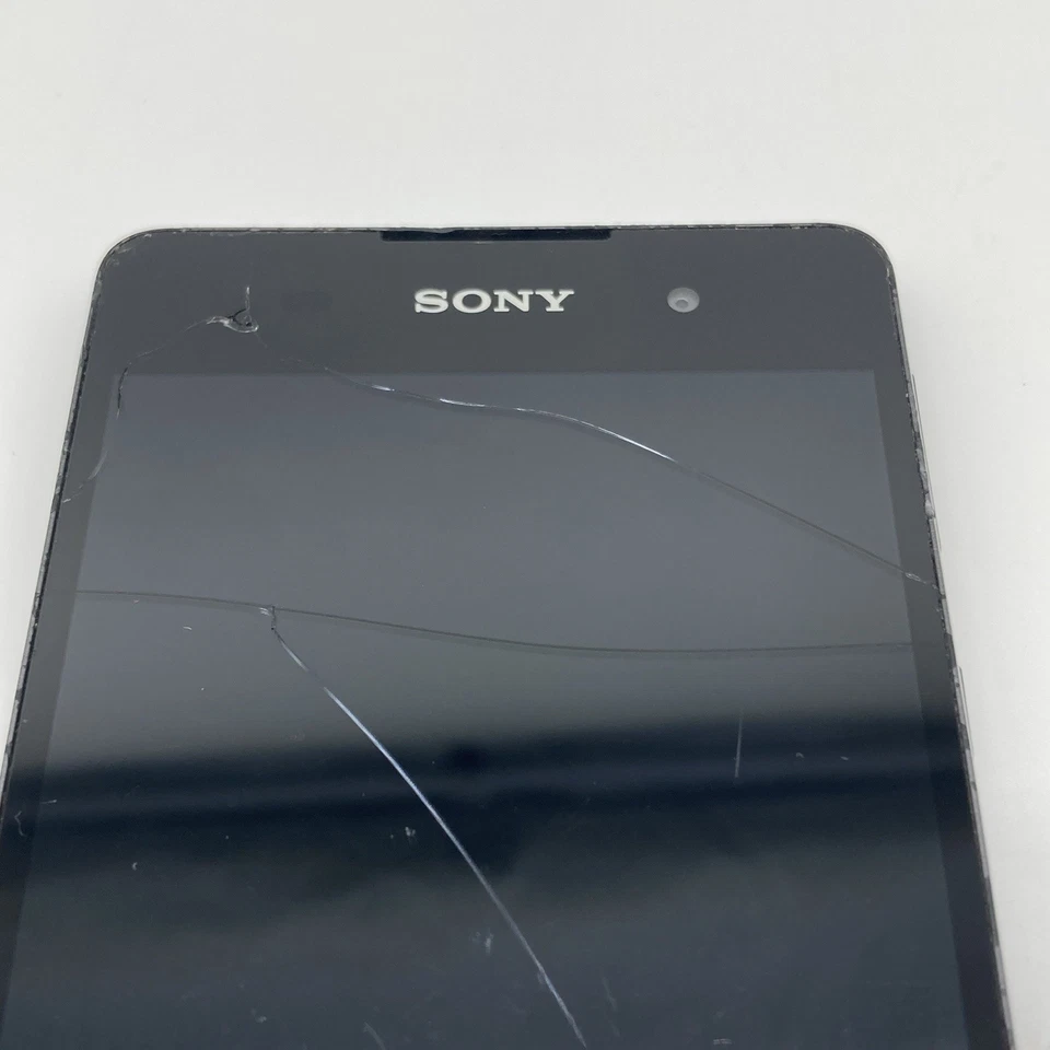 Sony Xperia E5 16GB Schwarz Displaybruch 4G LTE 13MP QuadCore 1,3GHz Smartphone - Bild 4 von 4