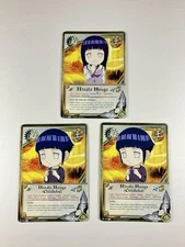 1st Edition Hinata Hyuga #879 & Hinata Hyuga (Childhood) #865 Naruto CCG Bundle 