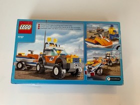 LEGO City: Coast Guard 4WD & Jet Scooter (7737) &mdash; New & Sealed &mdash; Wear on Box