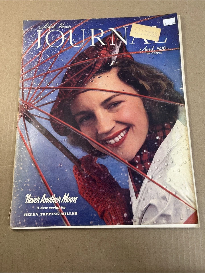 Ladies Home Journal Magazine April 1938 Great Fashion N.Y HAC1 - Image 2 of 4