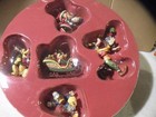 DISNEY SHOWCASE JIM SHORE MICKEY  MOUSE HOLIDAY ORNAMENT SET ( SET OF 5 ) NIB — photo 2