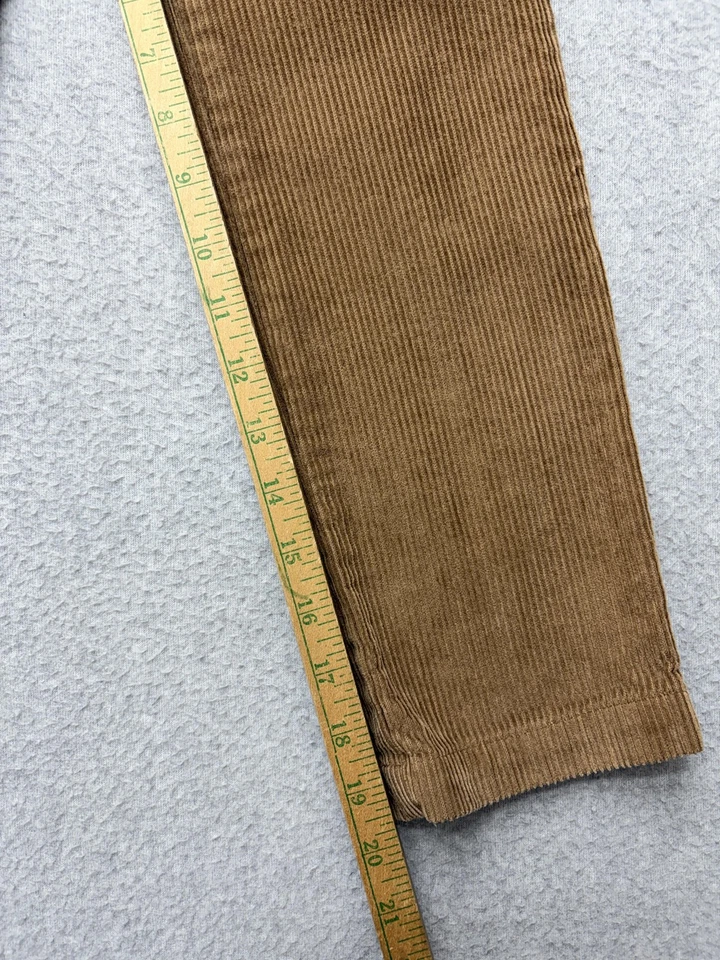 Pantalones Brooks Brothers Niños 6 Marrón Tostado Pana Pierna Recta Cintura Ajustable Foto 3 de 4