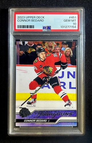 2023-24 Upper Deck Series 2 - Young Guns Connor Bedard #451 (RC) PSA 10