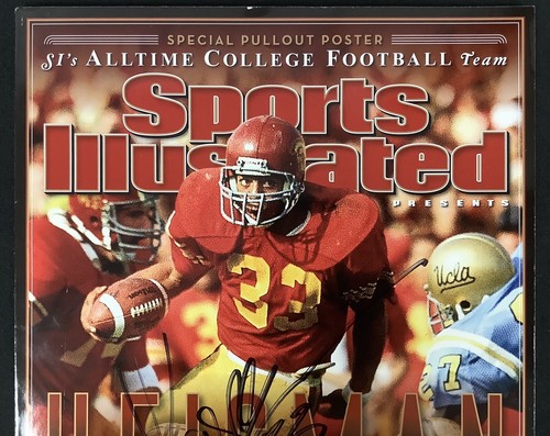 Marcus Allen Signed Sports Illustrated All Time Team No Label USC Auto HOF JSA - Picture 2 of 5