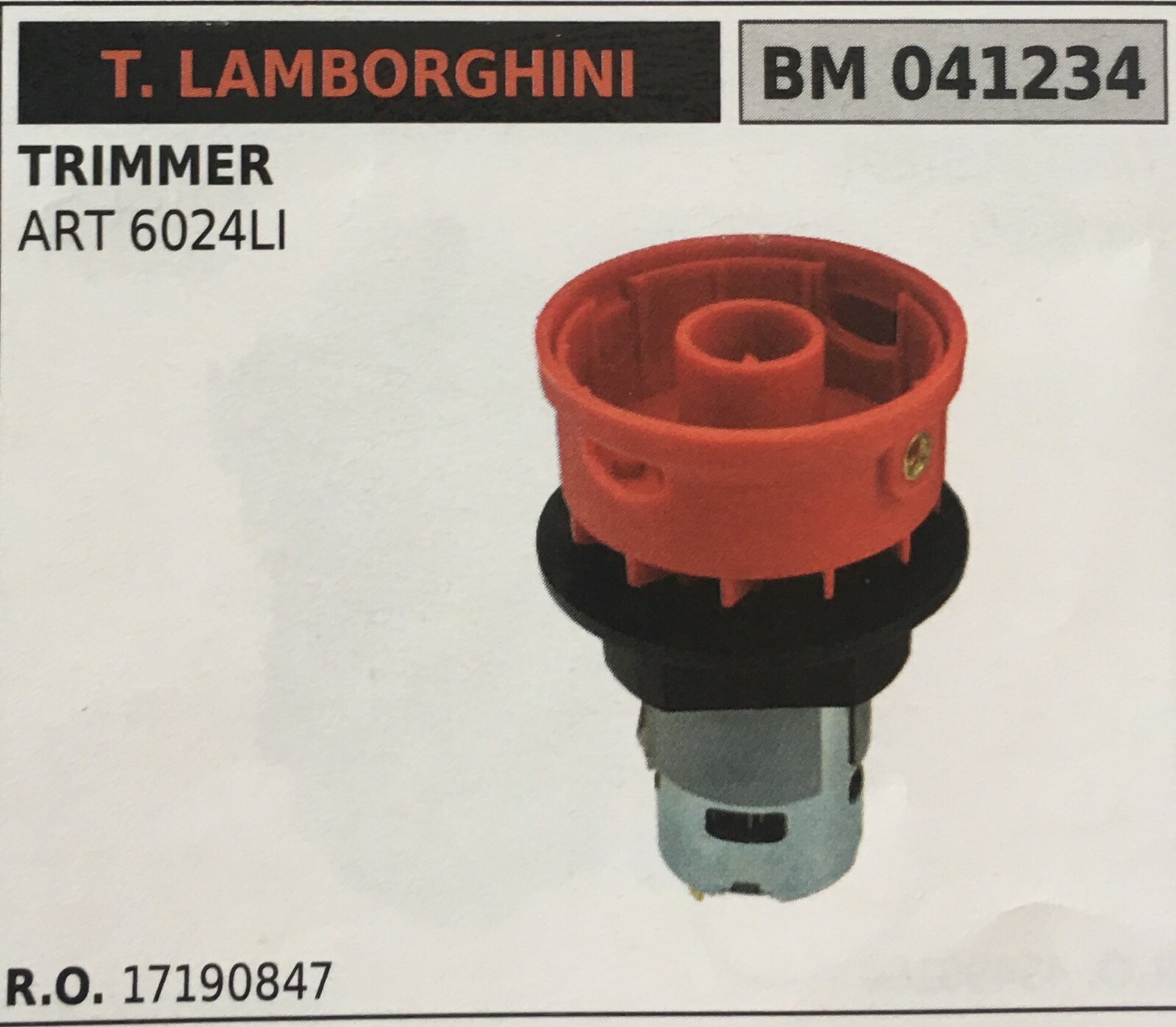 Ricambio Motore Brumar Lamborghini BM041234 per Trimmer 6024LI Online