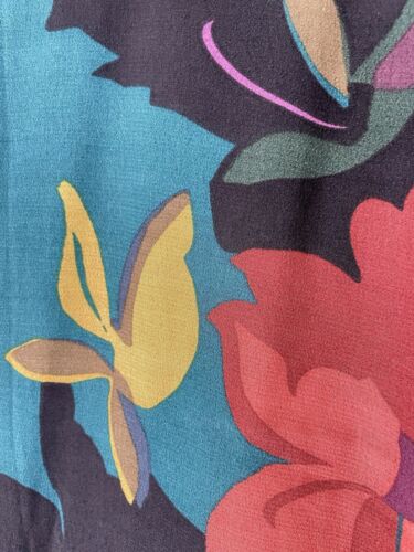anthropologie Maeve Floral Long Kimono Boho Oversized Women Size XS/S Multicolor - Picture 3 of 12