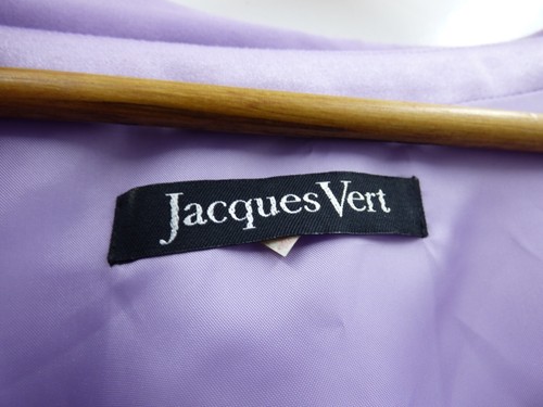 Ladies Jacques Vert purple 2 piece sleeveless top and formal jacket size 14 - Picture 3 of 4
