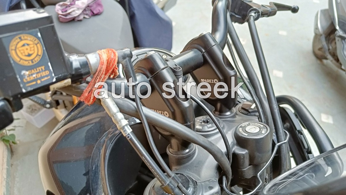 Fit Himalayan Handlebar Risers 45mm Fit For Royal Enfield Black