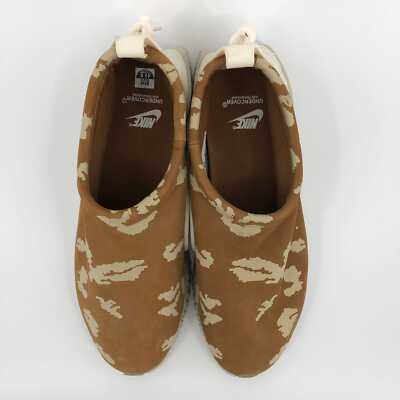 Nike Brown & White Slip-On Sneakers | Logo Accent | eBay