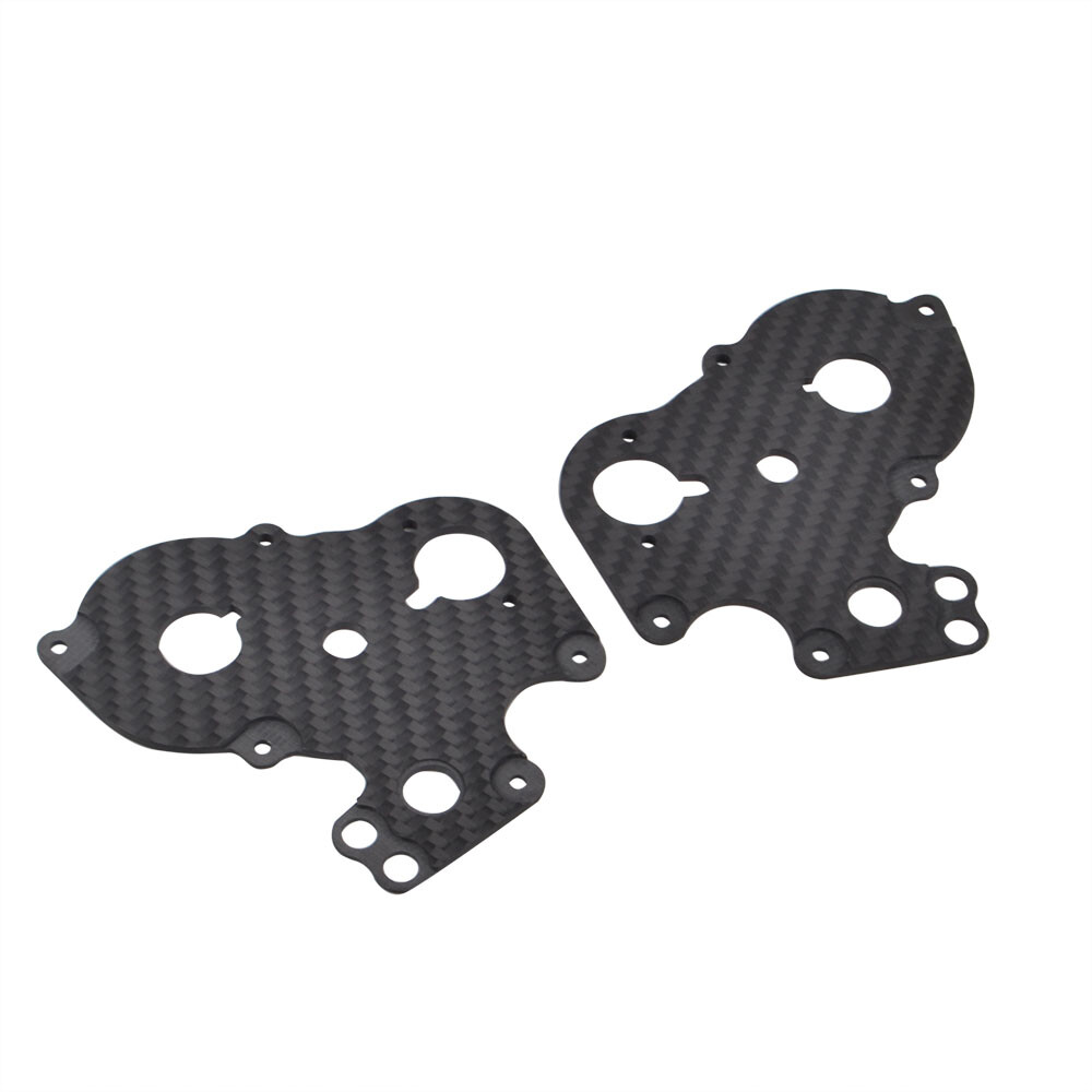 Carbon Gearbox Side Plates for Tamiya Blackfoot Monster Beetle