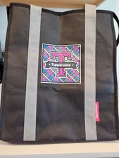 Medium Insulated Grocery Bag Shopping Tote Thermal Cooler Zipper closure 