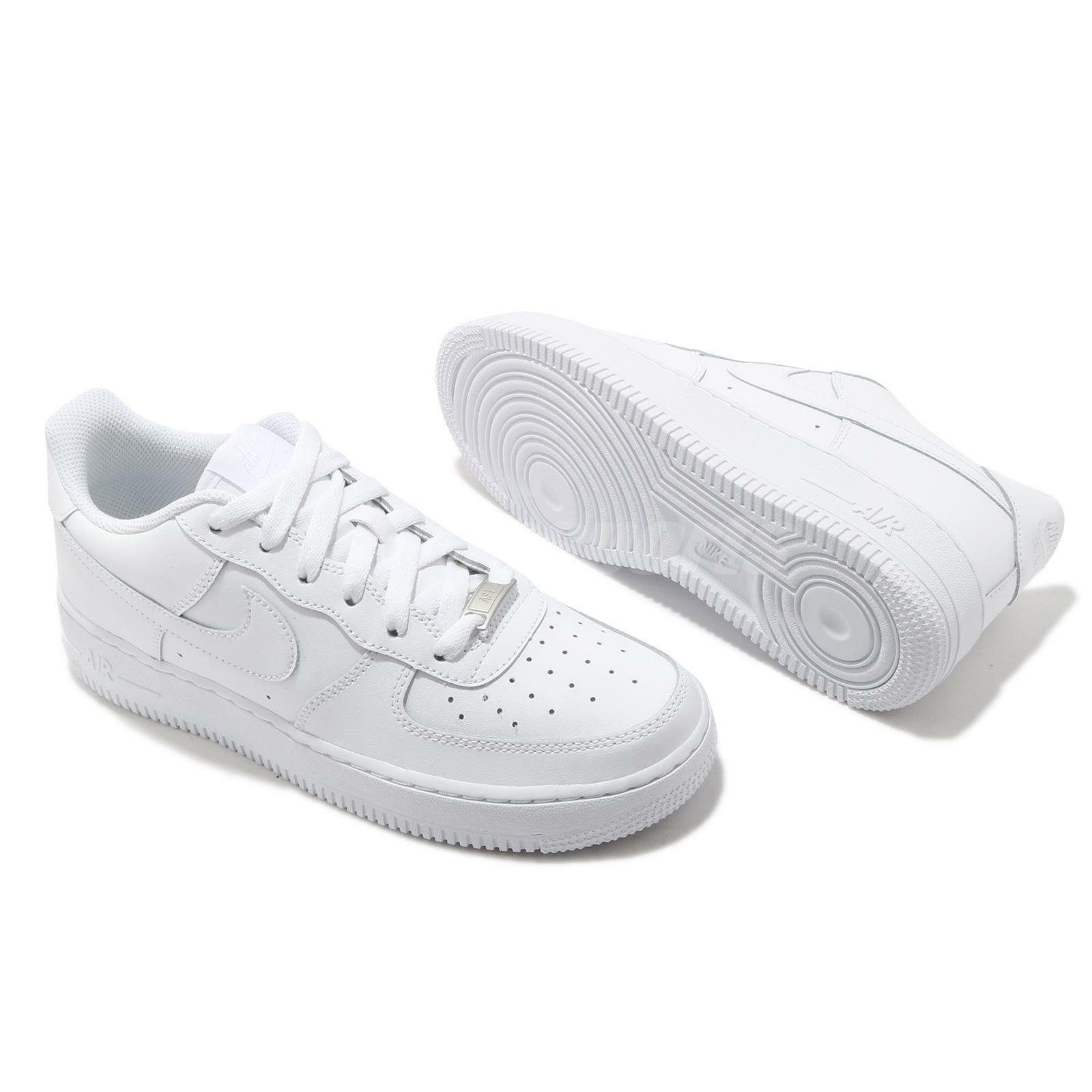 Nike Air Force 1 LE GS AF1 Triple White Junior Kid Women Casual Shoes  DH2920-111 | eBay