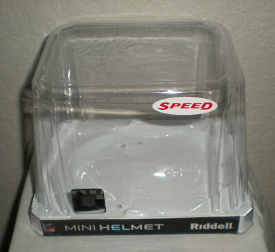 Riddell Speed NCAA / NFL Mini Helmet  Display Case / Container Empty Box