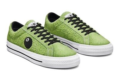 Stussy x Converse One Star Pro Ox 8-Ball Green Flash - Size Stussy x Converse One Star Pro Ox 8-Ball Green Flash - Size