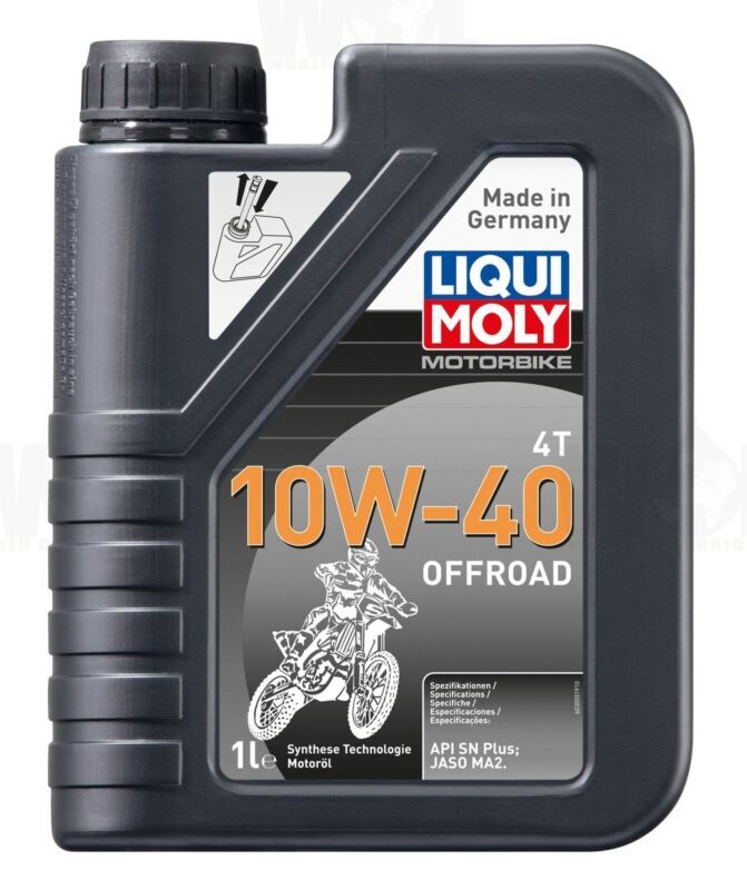 Liqui Moly 10W40 4T Stroke Off Road Motorbike Semi Synthetic Engine Oil 3056 1L