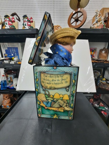 1987 Little Boy Blue Jack In The Box Enesco Spieluhr - Bild 4 von 5