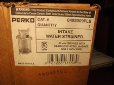 PERKO 2" RAW WATER STRAINER #0493009PLB USA MADE 