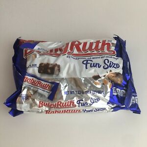 Baby Ruth Fun Size Dry Roasted Peanuts Rich Caramel And ...
