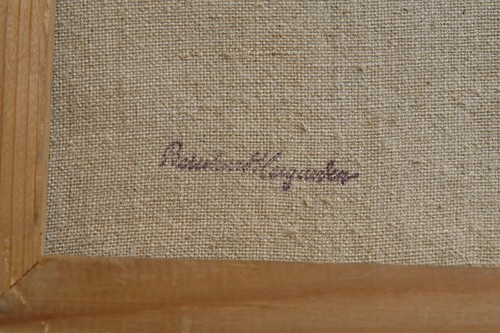 Arte antiguo siglo XIX pintura joven caballero retrato firmado óleo sobre lienzo - Imagen 22 de 24