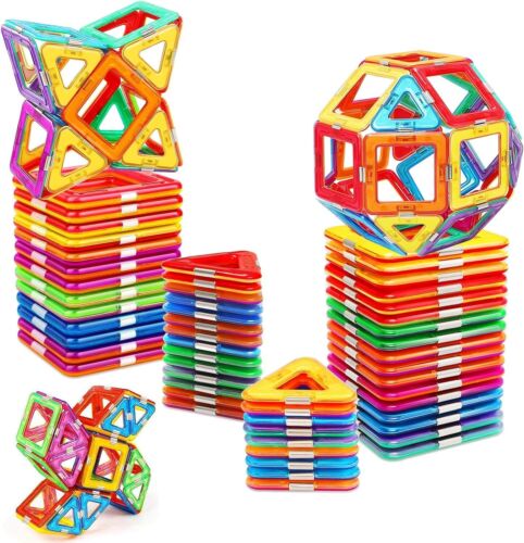 Magnetic Tiles For 3 4 5 6 7 8+ Year Old Boys Girls Upgrade Magnetic Building Bl