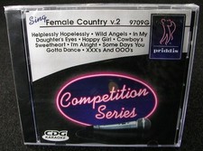 Karaoke CDG, 9709G: Sing Female Country v2: Competitor Series