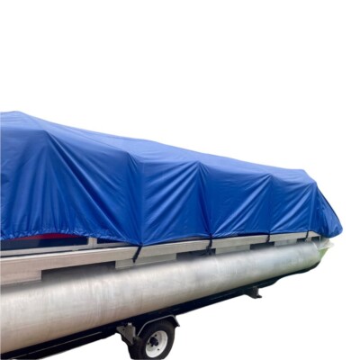 Pontoon Boat Solutions 18 -22' ULTIMATE Pontoon Boat Canvas Solution w/ 9'' Rise.