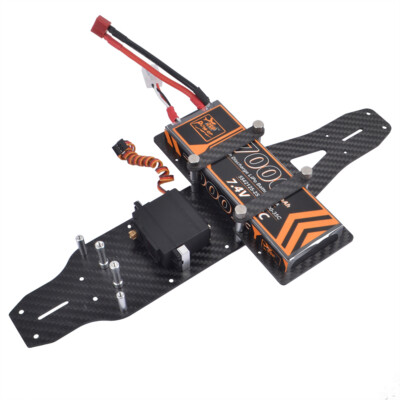 タミヤ　ta03s frpデッキ Carbon Lower Deck Chassis Frame Kit for Tamiya TA03F Pro /TA03R