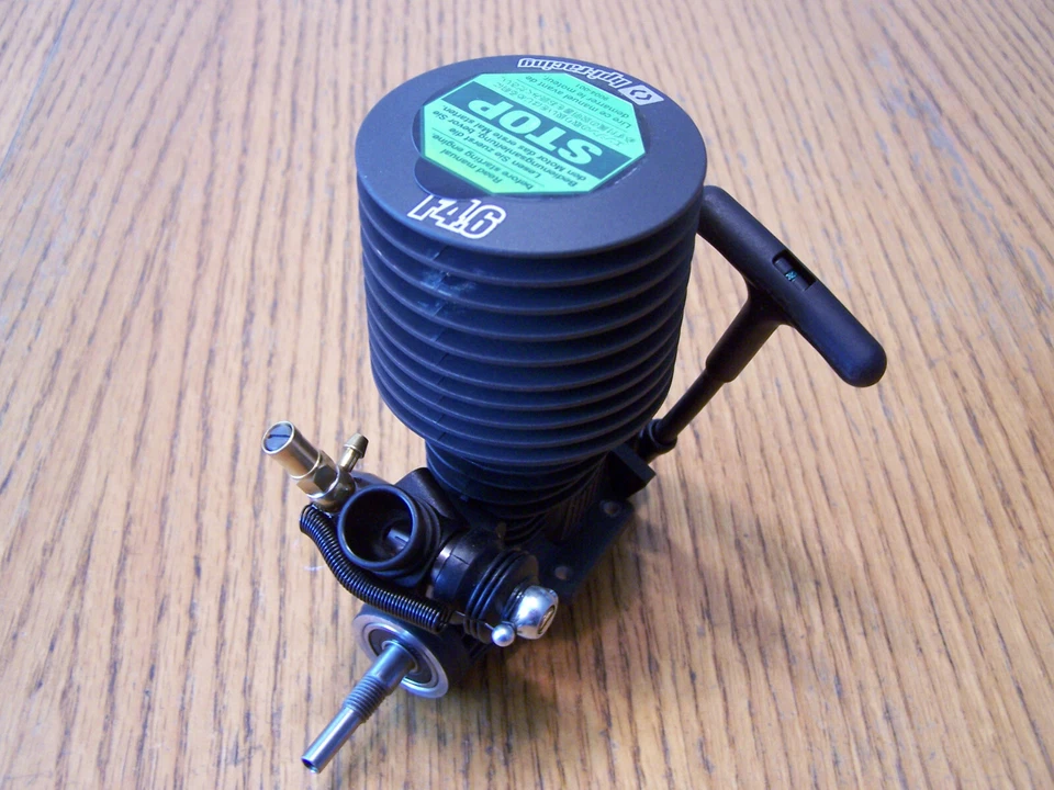 HPI Savage X 4.6 GT-6 F4.6 Nitro V2 4.6cc ENGINE with Pull Start Motor 111595 - Image 3 of 4