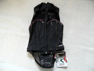 Komperdell Provocatrice back protector sexy corset look black size XS NEW 