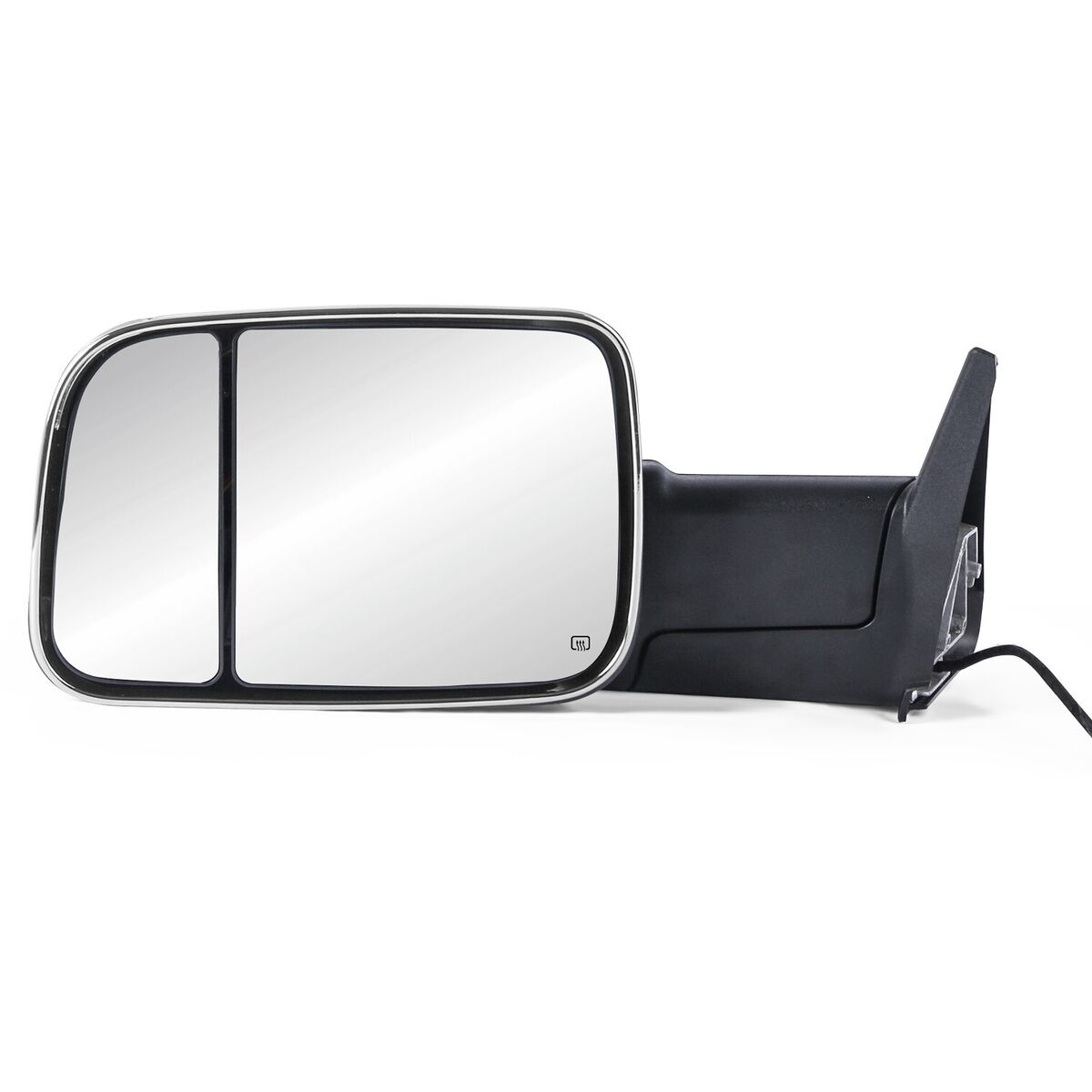 Chrome Pair Power Heated Tow Mirrors For 1998-2002 Dodge Ram