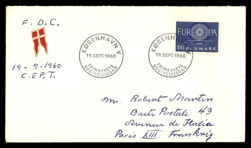 Mayfairstamps Denmark FDC 1960 Europa Copenhagen First Day Cover aax_70409