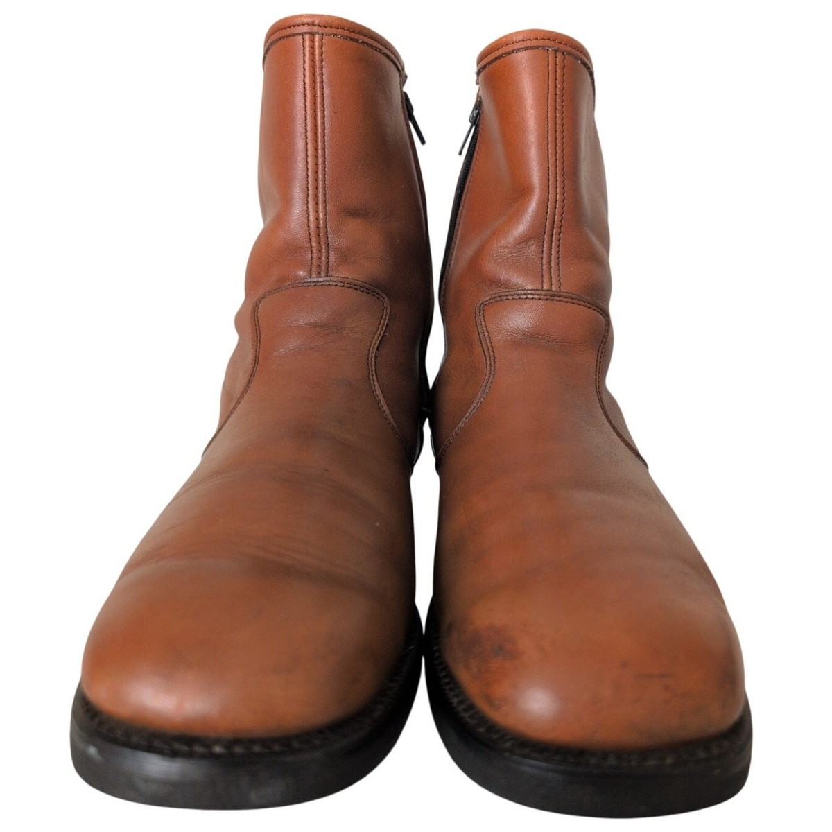 Vintage 80s Dexter Armortred Oil Resistant Ankle Boots Men 10 Zipper USA Made‎ Dexter Zip Men main image 2