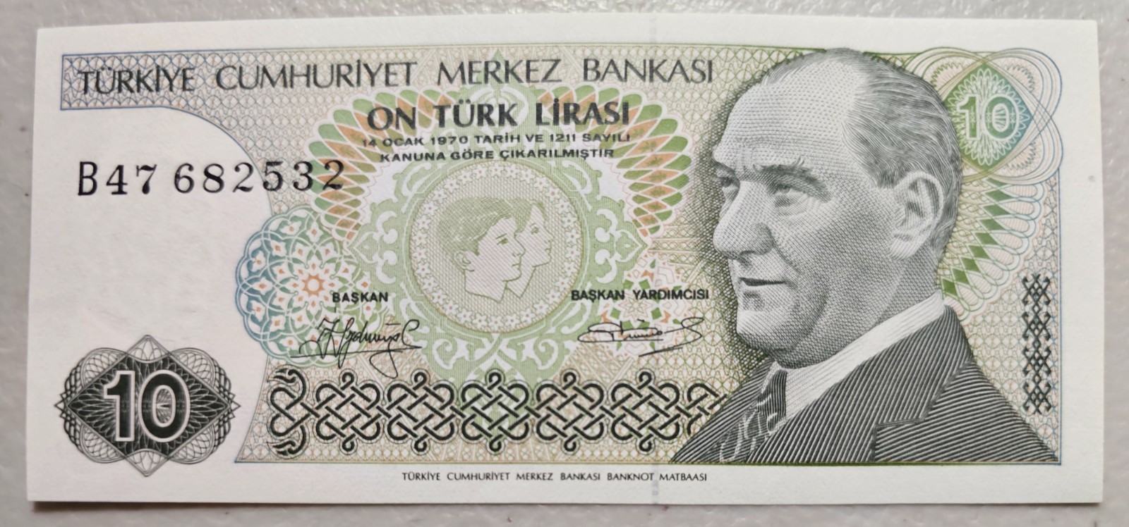 Turkey 10 Lira 1979 Unc